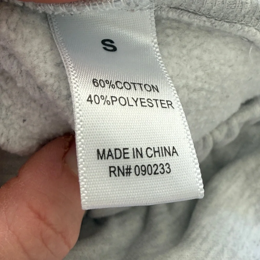 PacSun gray drawstring smiley face sweatpants with pockets Small - Picture 7 of 7